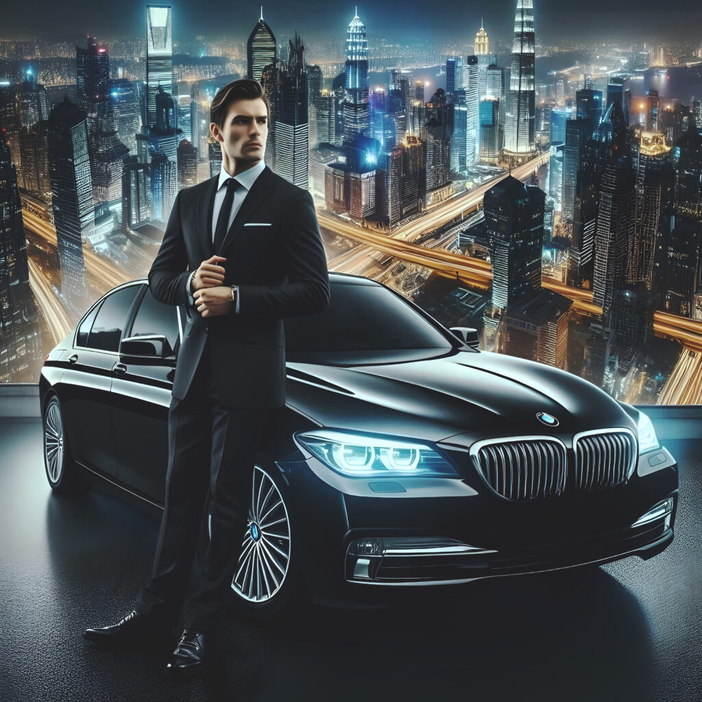 swift livery chauffeur driver with luxury car swift livery chauffeur car service